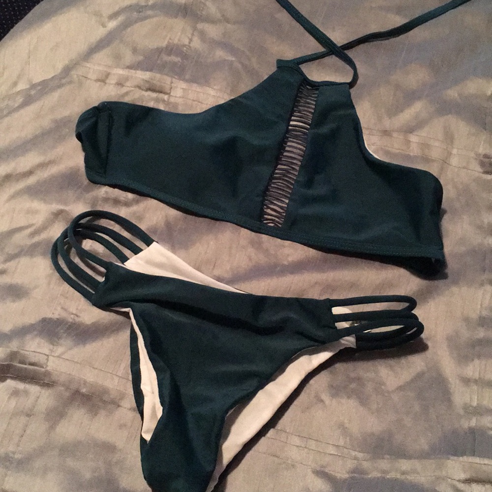 Halter bikini!